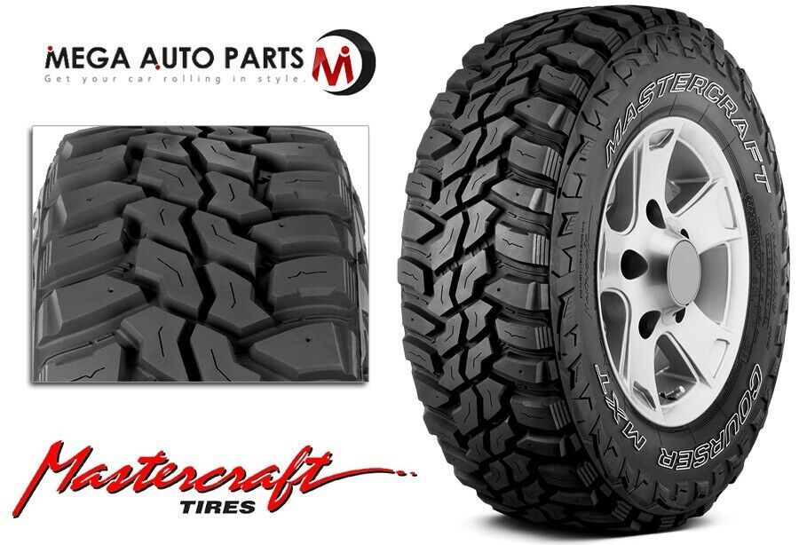 1 Mastercraft COURSER MXT 37/12.50R17LT BW D/8 All Terrain Mud Truck