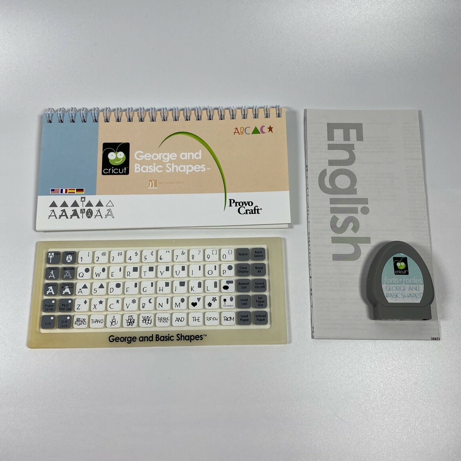 AND BASIC SHAPES Cricut Cartridge RETIRED FONTS & SHAPES