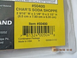 Design Preservations Model (DPM) # 50400 Char's Soda Shoppe Kit N-Scale image 2
