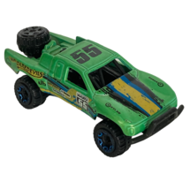 Hot Wheels Toyota Baja Truck 2016 Daredevils Pickup Toy Vehicle Green Lo... - $2.99
