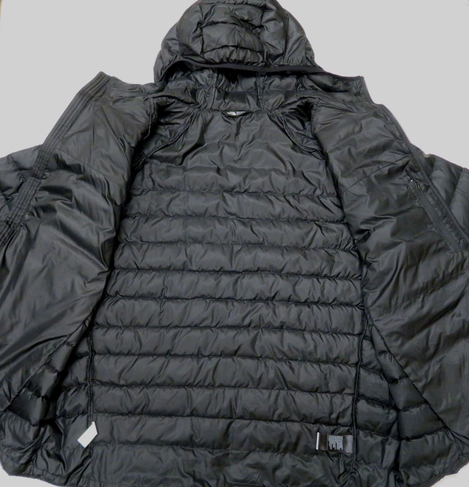 The North Face Trevail Hoodie Jacket Goose Down Black Mens XXL Puffer ...