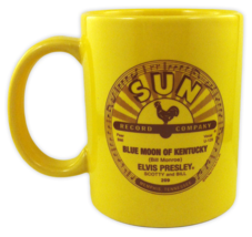 ELVIS Coffee Mug That's All Right & Blue Moon of Kentucky Label Art Sun Records image 2
