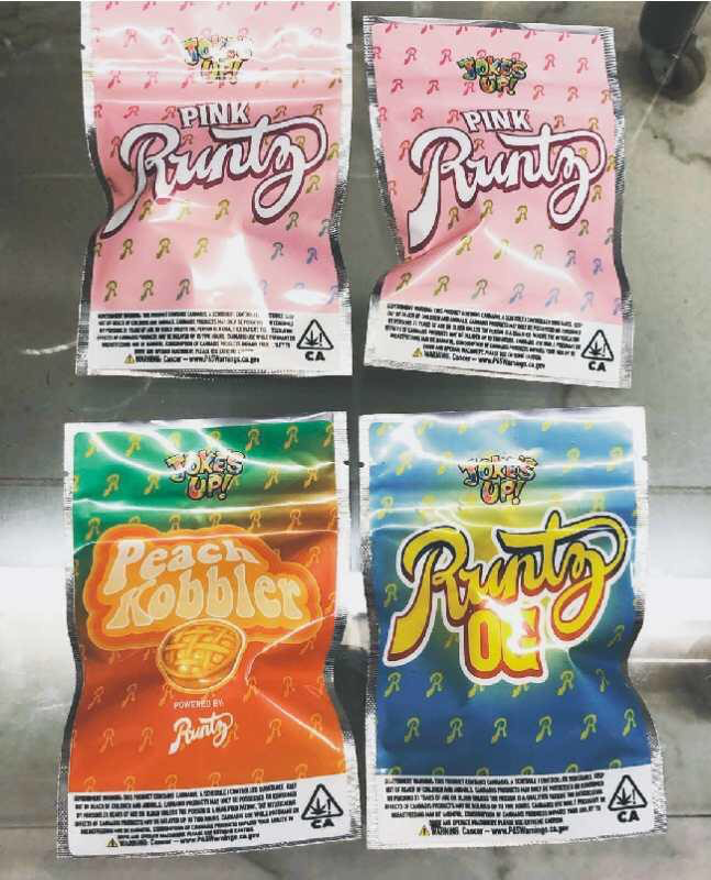 v2 PINK Runtz NEW Bags with Labels Min 50 PCS Party Bags