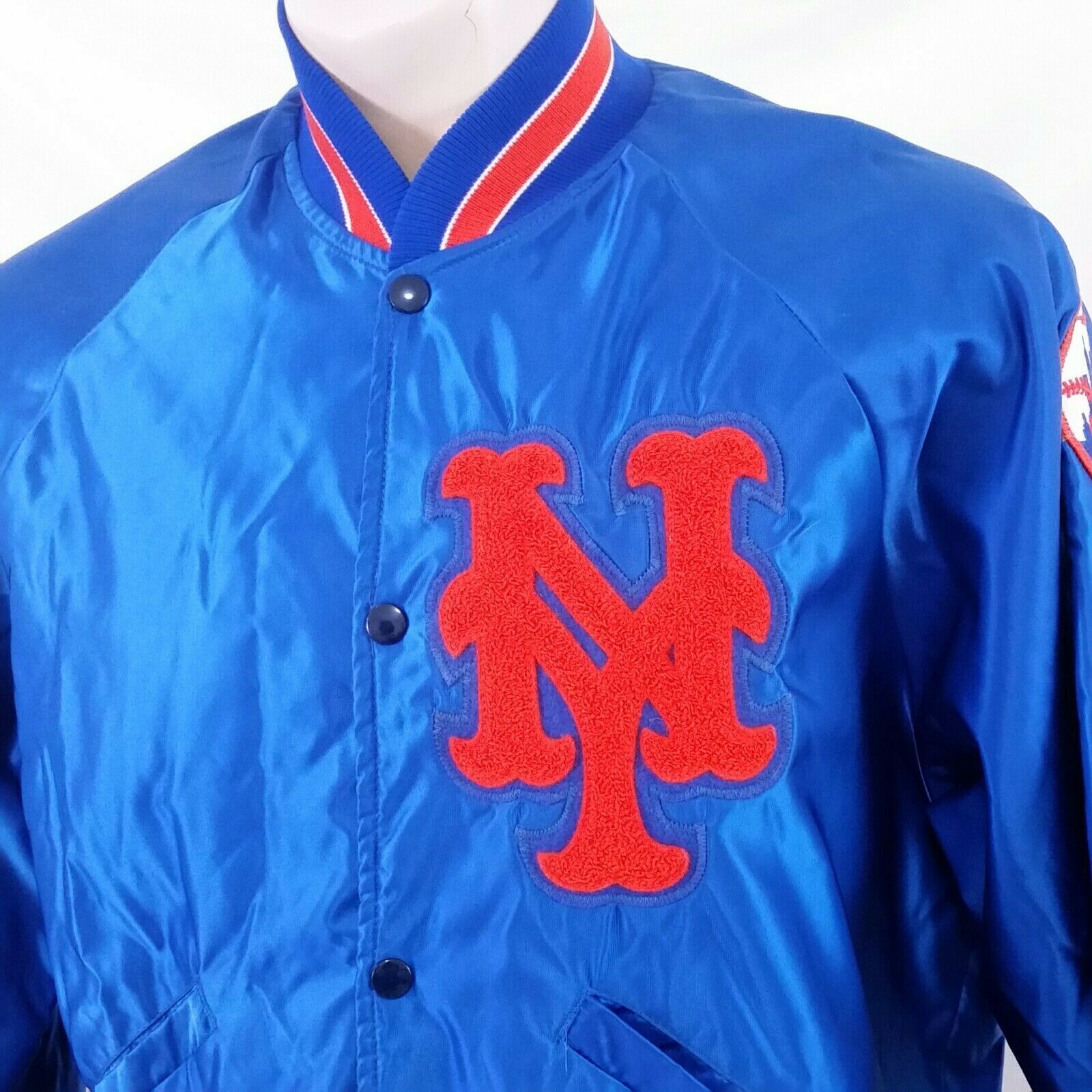 Vintage New York Mets Starter Satin Jacket 80s Coat MLB Baseball 90s