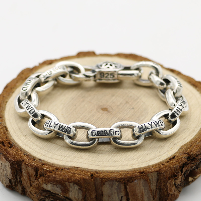 Good Art Hollywood Bracelet S925 Sterling Silver Punk