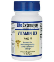 Life Extension Vitamin D3 175 mcg (7,000 Iu) 60 Sgels - $32.86