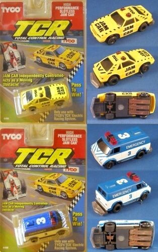 1 1991 TYCO TCR RED-Hubbed Slotless Car Chassis NOS 