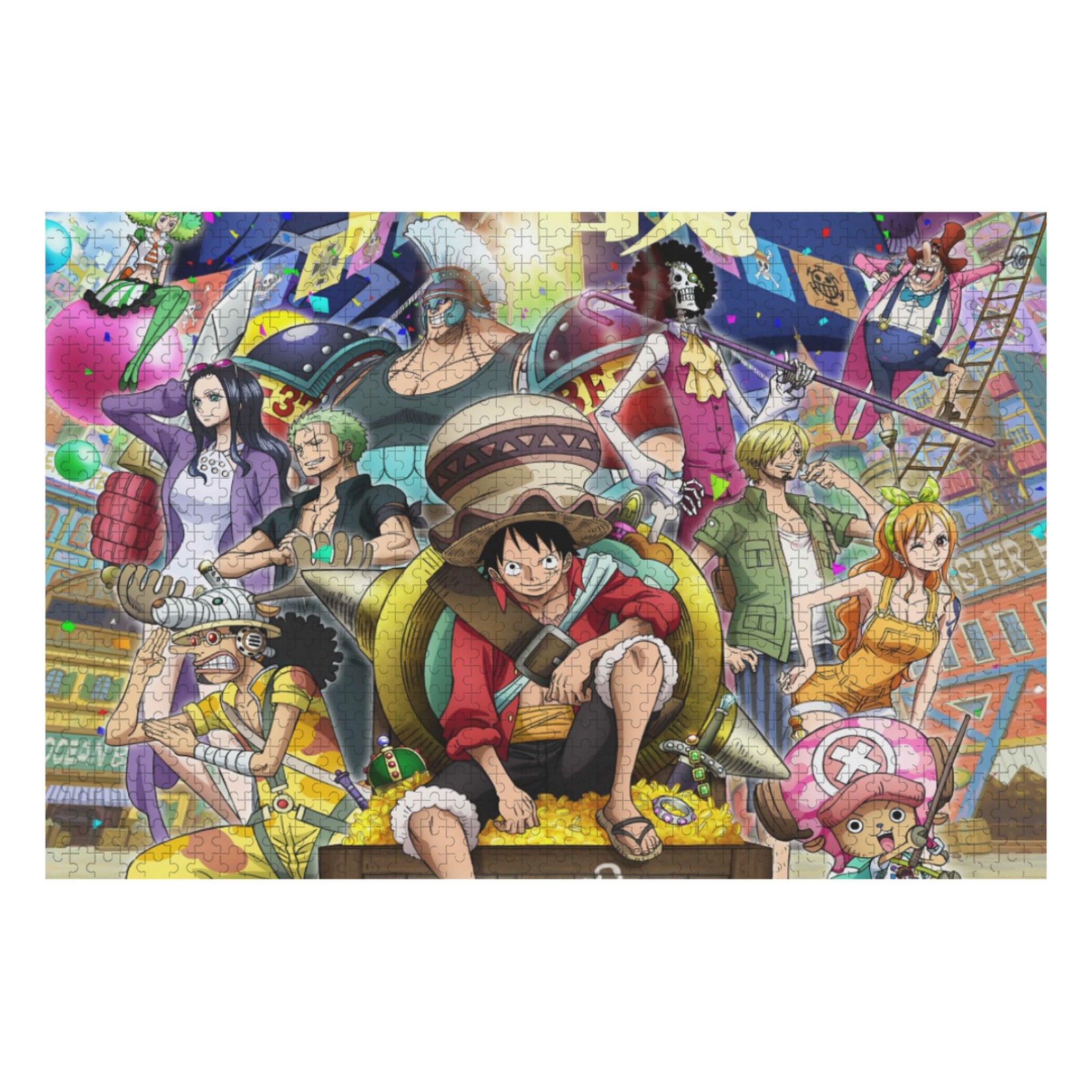 One Piece Anime Wooden Photo Puzzle (1000 Pieces)
