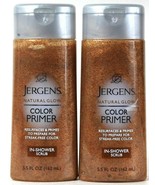 2 Bottles Jergens 5.5 Oz Natural Glow Color Primer Resurfaces In Shower ... - $25.99