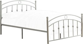 Tiana Full Metal Platform Bed By Homelegance In White. - $226.98