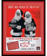 ORIGINAL 1960 Facts of Life Bob Hope Lucille Ball 11x14 Framed Advertise... - $247.49