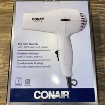 Conair 1875 Watt Mid-Size Styler Hair Dryer, White. New. - $15.99
