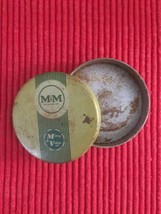 Vintage M&M - Mittag & Volger typewriter ribbon tin packaging
