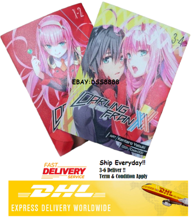 Darling Of The Franxx Kentaro Yabuki Manga Volume 1 4 English Version Comic Dhl Single Volumes 