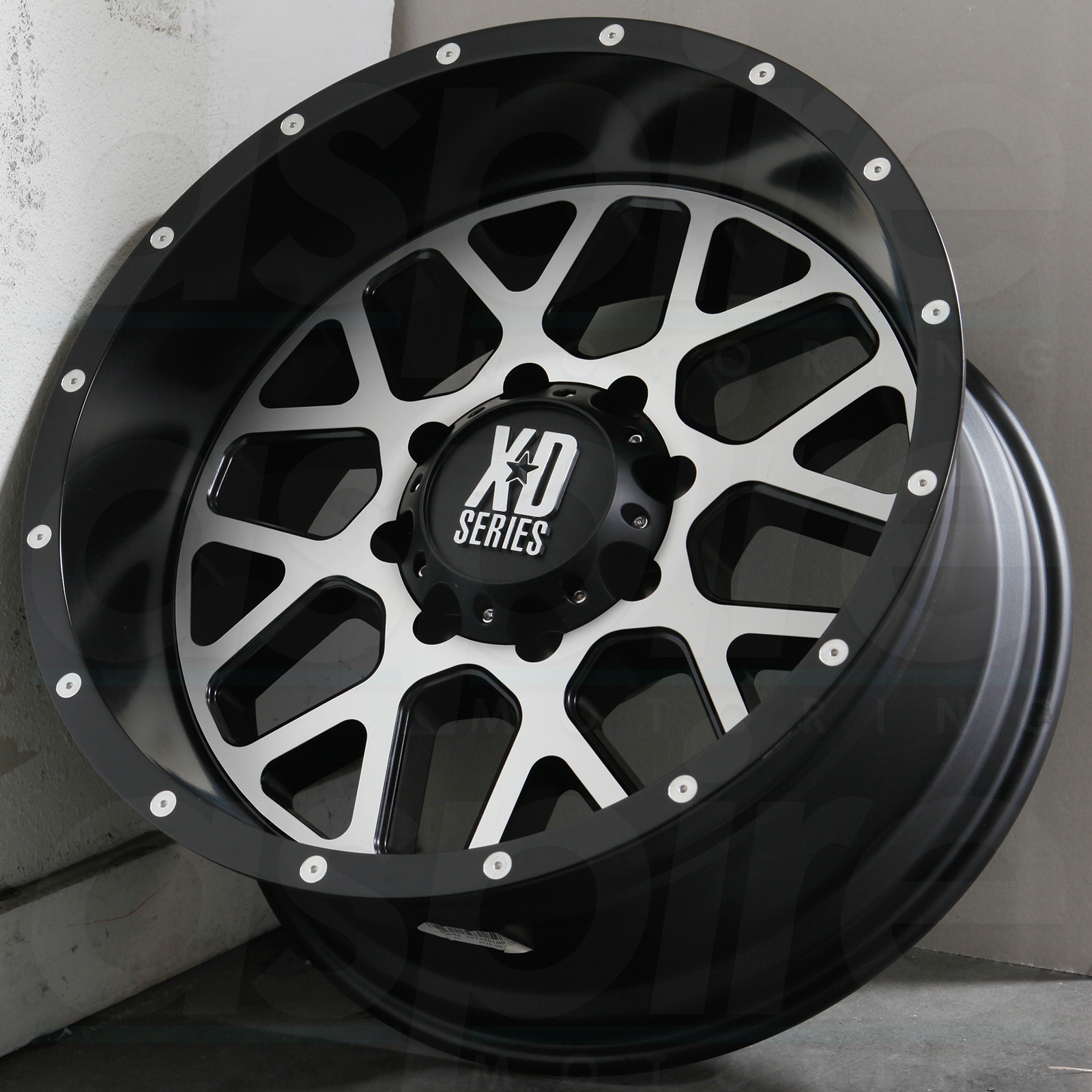 17x9 Xd Xd820 Grenade 8x6.5 8x165.1 -12 Satin Black Machine Wheels Rims 