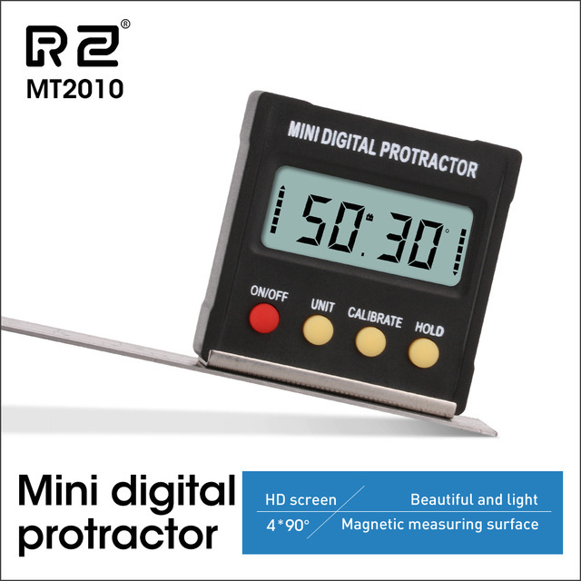 RZ Angle Protractor Universal Bevel 360 Degree Digital Protractor