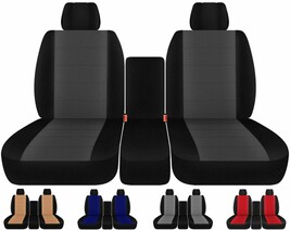 40-20-40 Front set car Seat covers Fits Ford F150 truck 2009 to 2021  two tone - $109.99