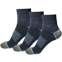 3 Pair Mens Mid Cut Ankle Quarter Athletic Casual Sport Cotton Socks Siz... - $8.99