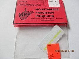 Mountain Precision Products OLD#1N & EPD1N Building Decals N-Scale image 3
