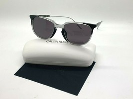 New Calvin Klein Sunglasses Ck 19700S 072 BLACK/CLEAR 56-19-140MM /CASE - $44.59