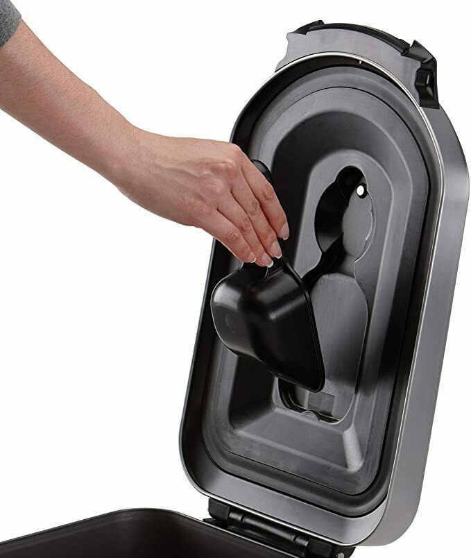 Simplehuman Premium Pet Dog Cat Food Storage Container, 30Liter Large