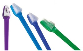 50 Pack Dual End Pet Toothbrushes Bulk Vet Dog Rescue Shelter Choose Color  - $39.89