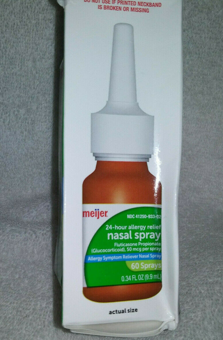 Meijer 24 Hour NonDrowsy Allergy Relief Nasal Spray 60 Sprays, New