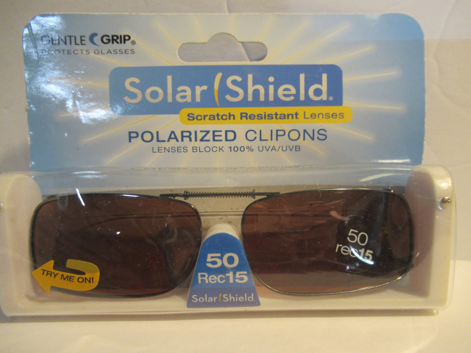 Solar Shield Clip on Sunglasses Lenses Polarized 100% UVA/UVB Protection