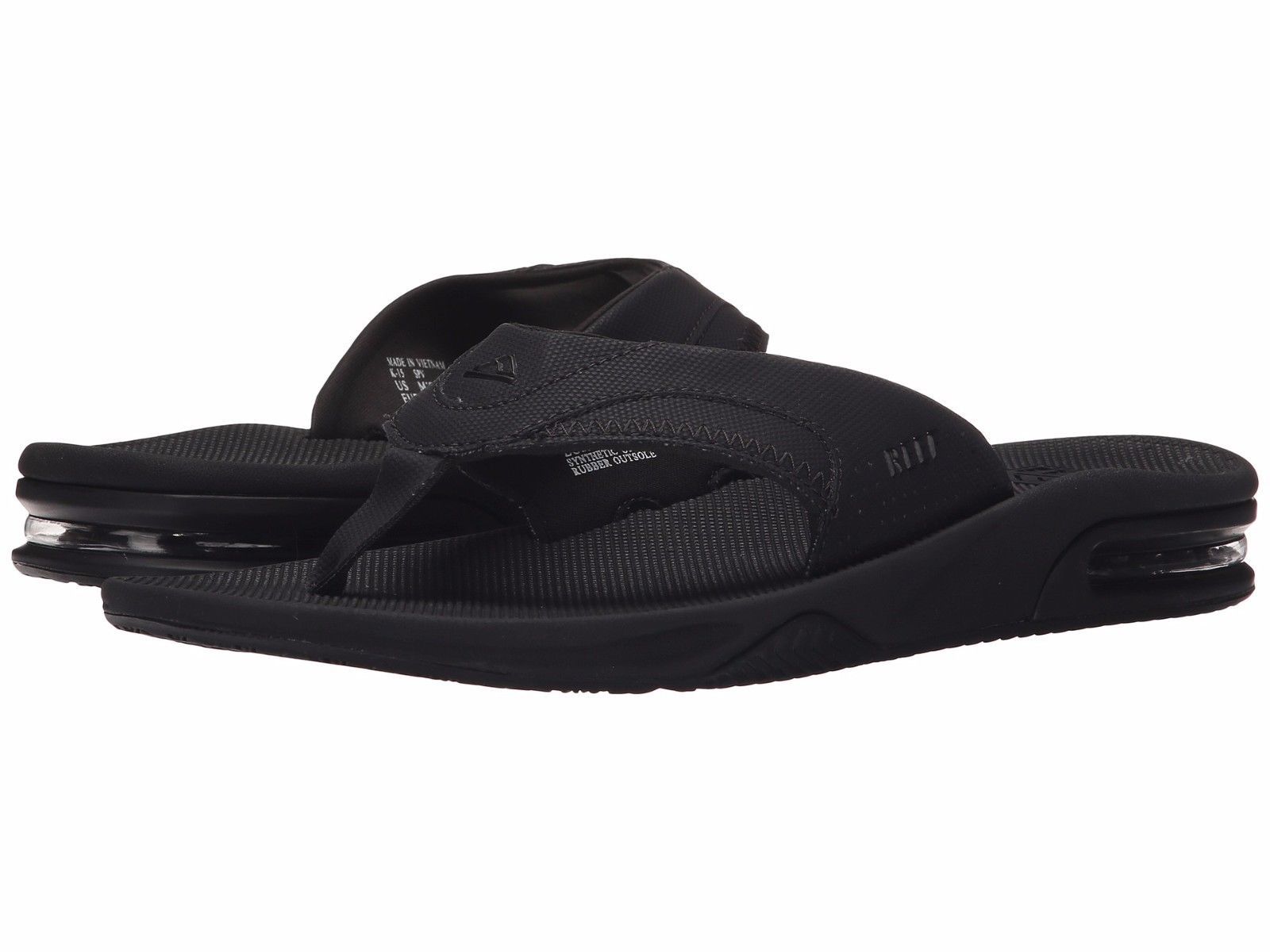 men's fanning thong sandals with bottle opener