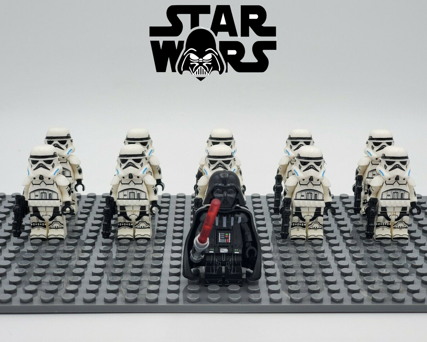 Star Wars Darth Vader & Stormtroopers (ST) Infantry Army Set 11 Minifigures Lot