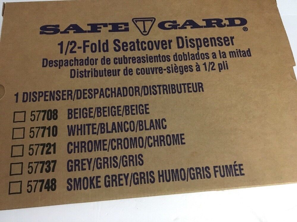 Pacific Safe T Gard Toilet Seat Cover Dispenser 57748Smoke