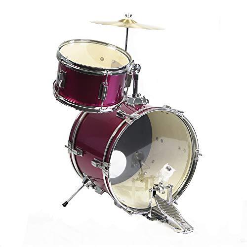 GP Percussion GP50MPK Complete Junior Drum Set Pink, 3Piece Set Sets & Kits