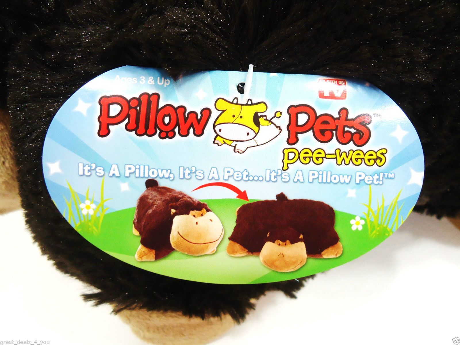 Pillow Pets Pee Wees Silly Monkey And 50 Similar Items