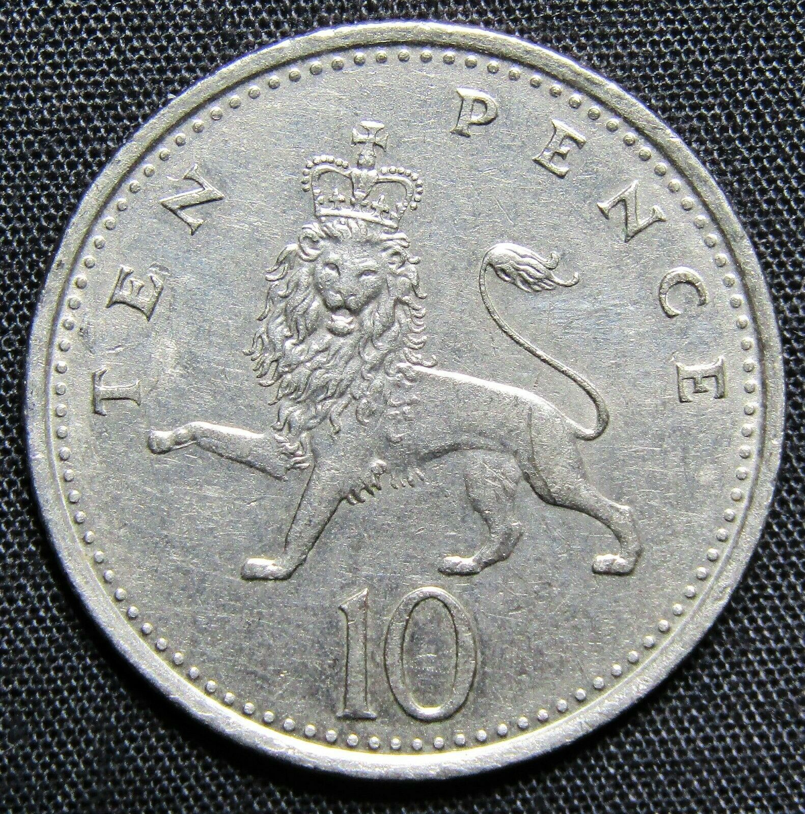 1992 Great Britain 10 Pence Coin Decimal Coinage