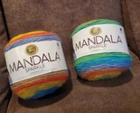 2 Balls of Mandala Sparkle Lion Brand Yarn Color is "HERCULES" 3.5 oz. - 328 yds