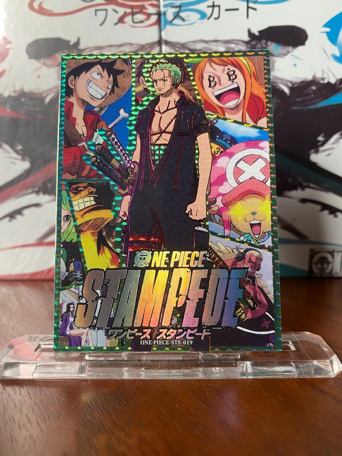 One Piece Collectable Trading Card Anime Movie STAMPEDE STE 19 ZORO ...