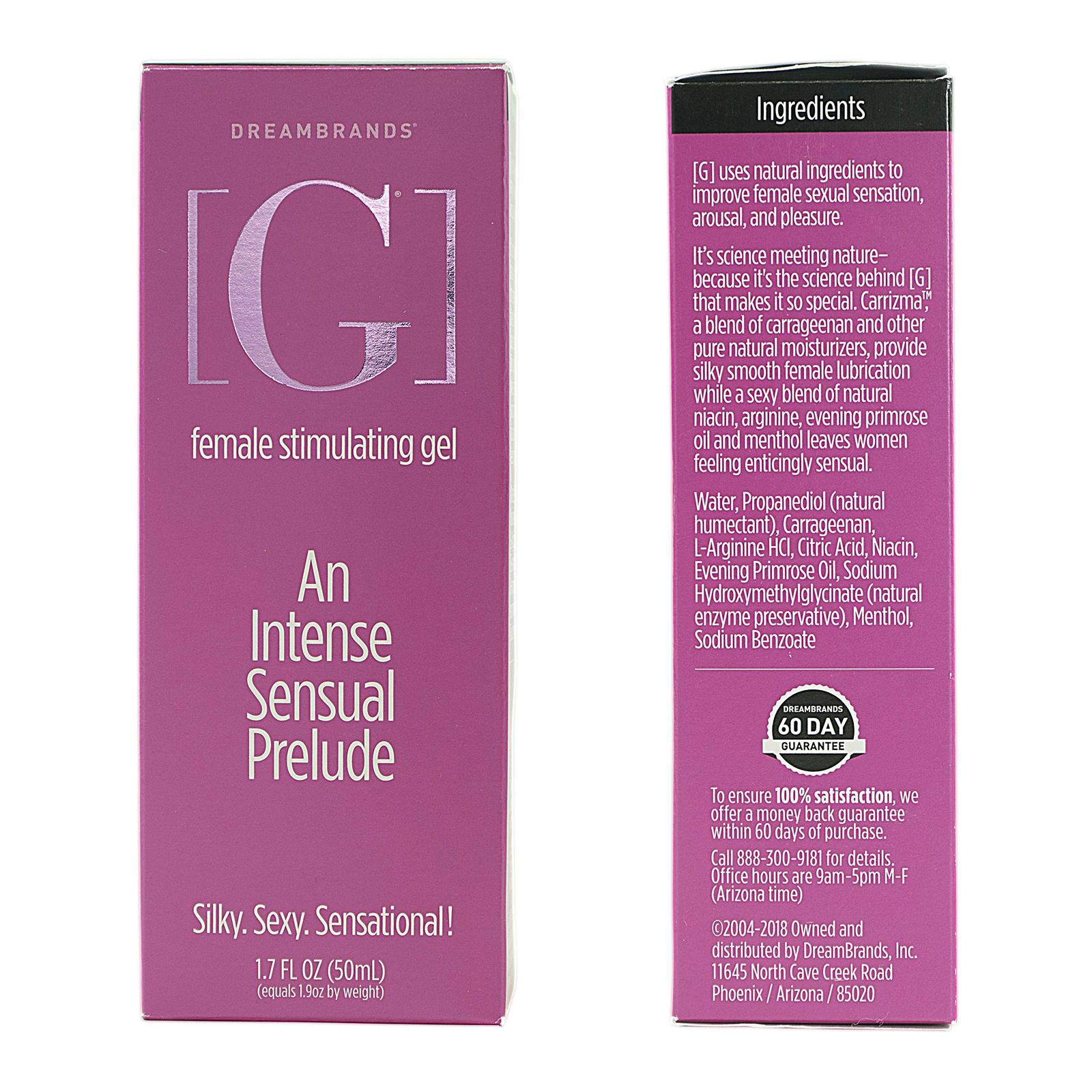 [G] Female Stimulating Gel with Primrose Oil, Arousal Lube for Sex