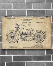 Motorcycle Patent Canvas Decor - $49.99