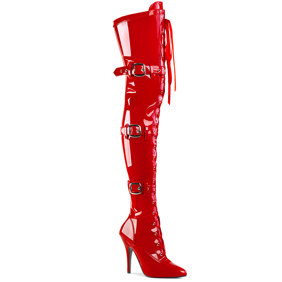 pleaser thigh high boots