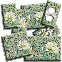 FLOWER AND LEAF LIGHT SWITCH OUTLET WALL PLATE ROOM 19 CENTURY NOUVEAU A... - $10.22+
