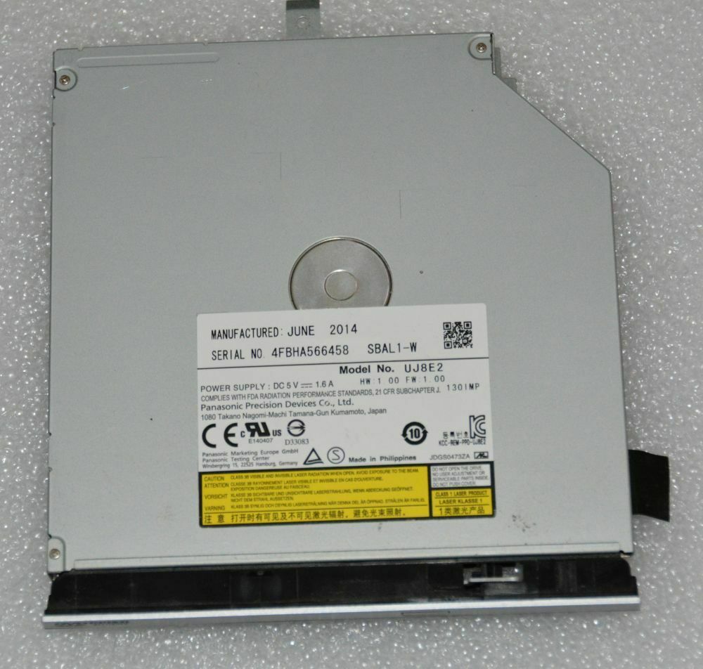 UJ8E2 Super Multi DVD Writer Burner RW CD, DVD & Bluray Drives