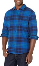 Men's Classic Cotton Long-Sleeve Flannel plaid Collared Button Up Shirt - XL image 1
