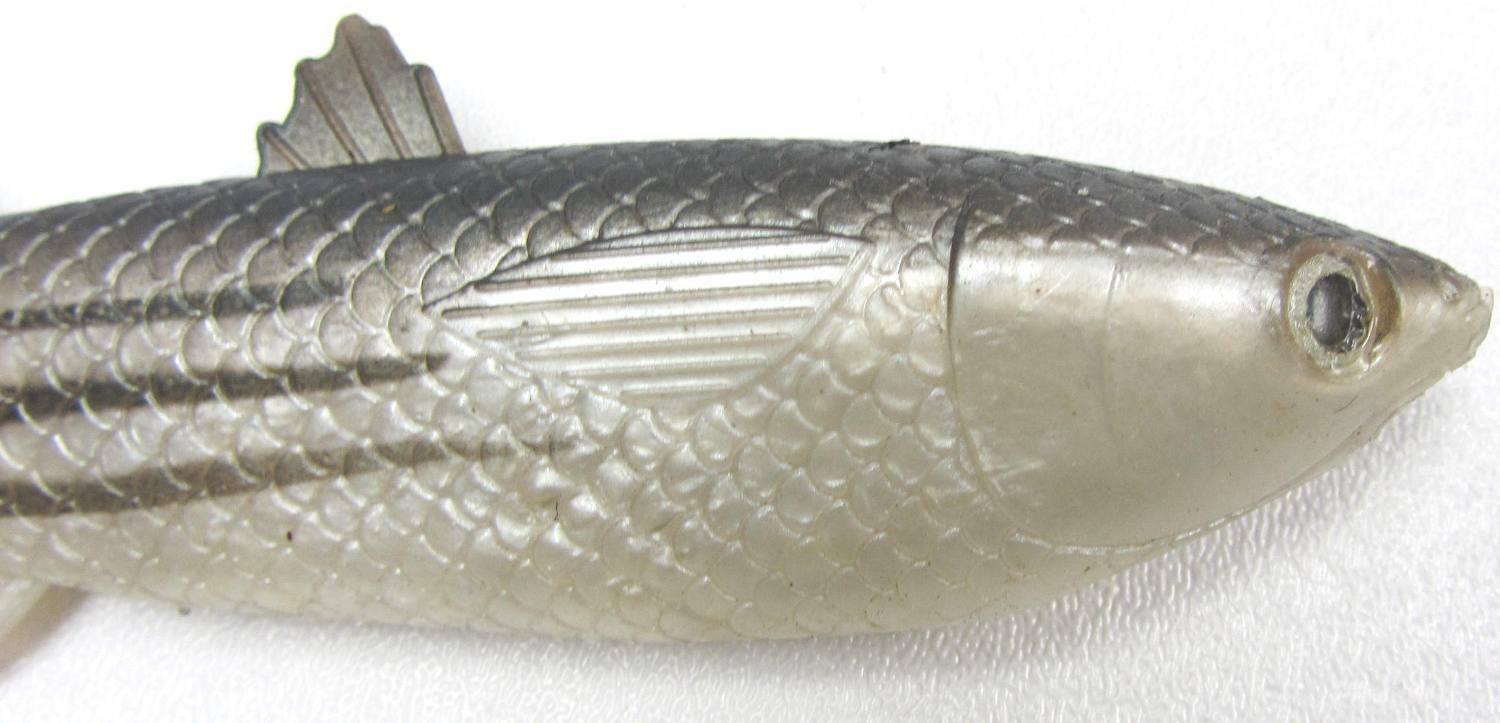 Almost Alive Lures Soft Plastic Bait Mullet Lure 10 Pack 6" with