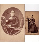 Marion Evleth (Eveleth) Salmon (2) Photos Mrs. Charles R. Salmon, Connec... - $34.50