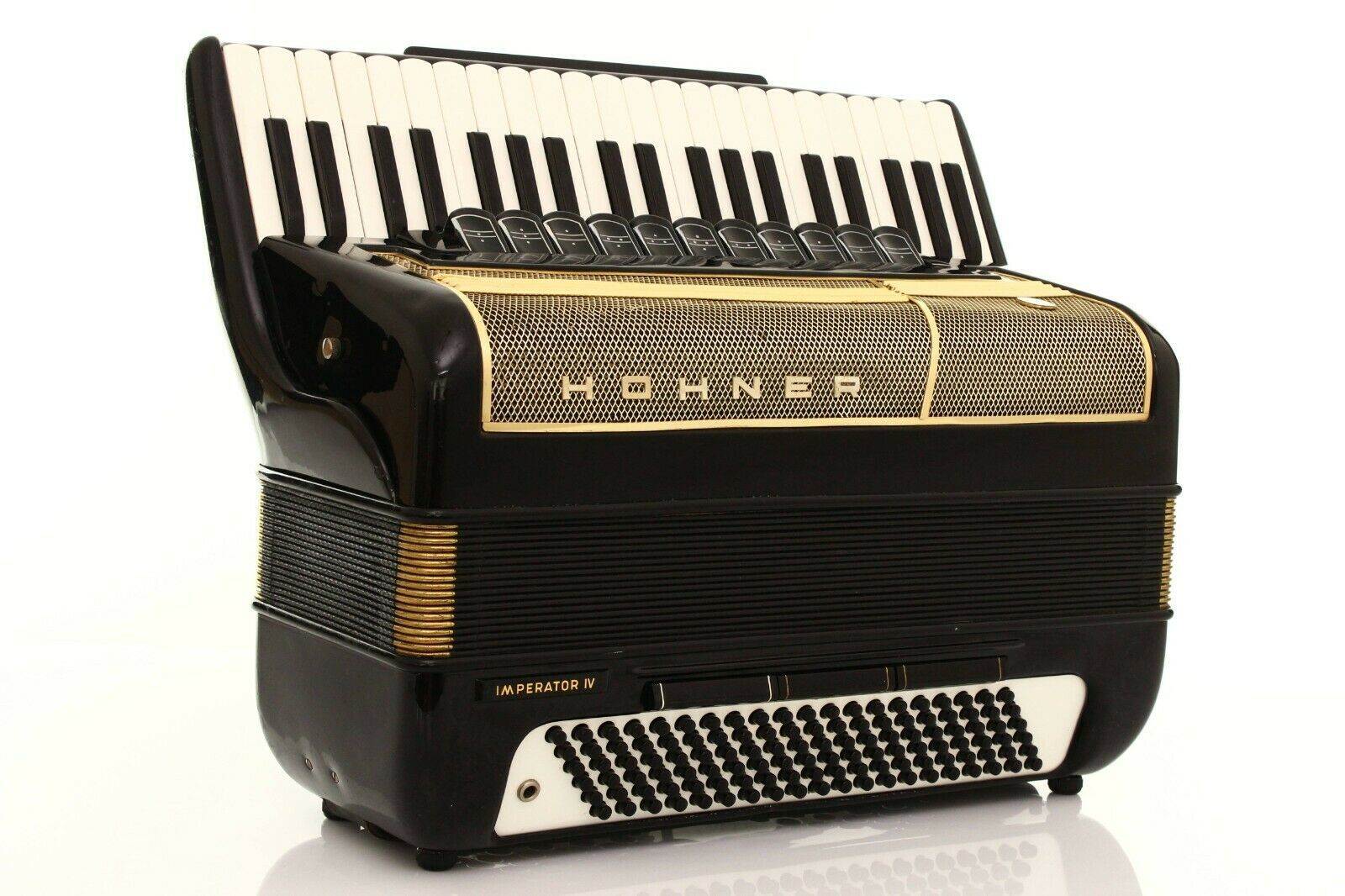 Accordion Hohner Imperator IV 120 Bass Double Cassotto LMMH Fisarmonica