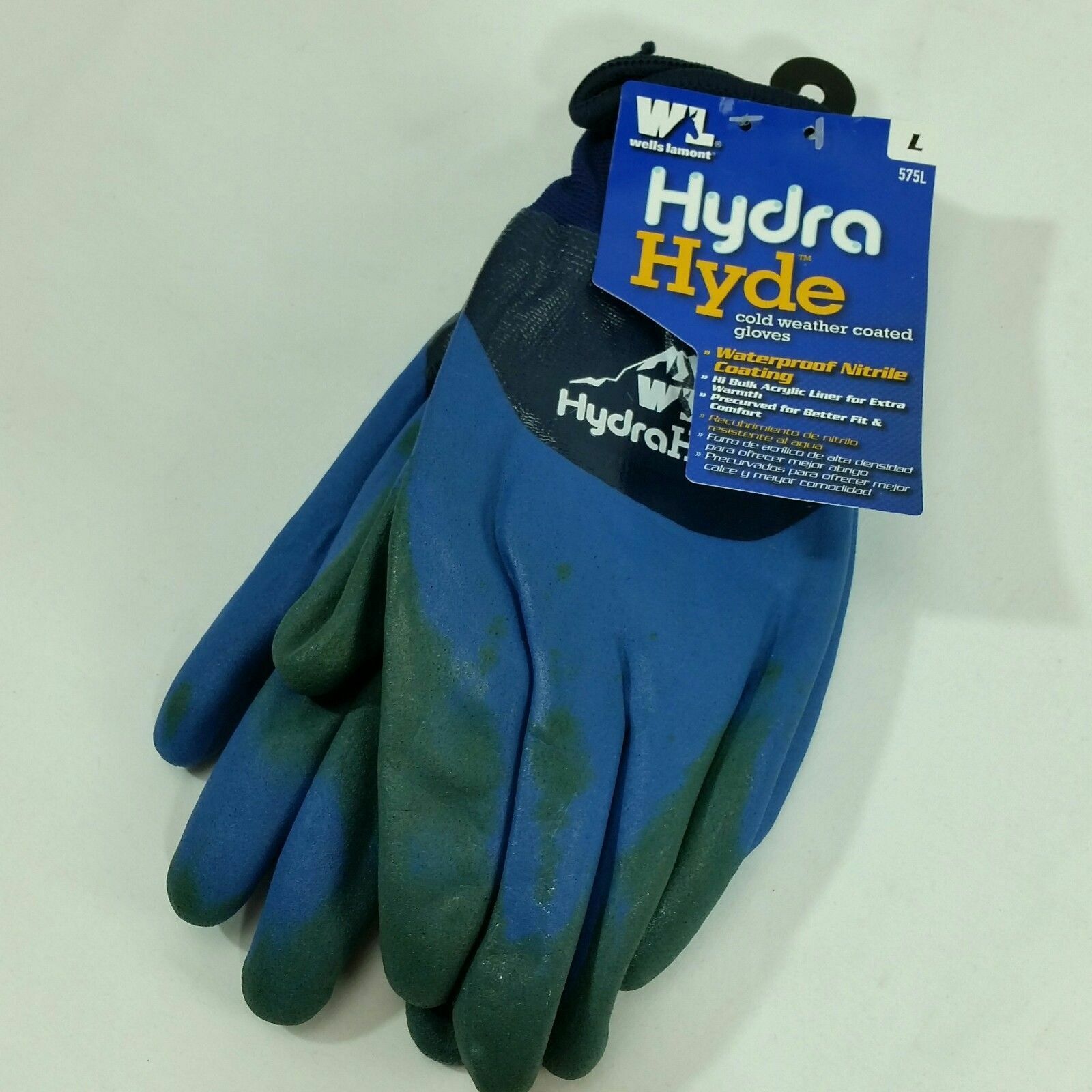 Wells Lamont Work Hydra Hyde Cold Weather Waterproof Nitrile Coated ...