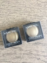 2 x NYX Baked Shadow Eye Shadow  Color: BSH06 Ghetto Gold  -  SEALED Lot... - $9.99