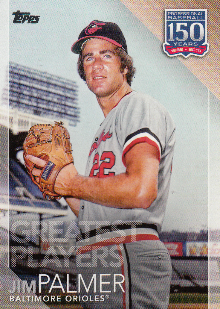 Jim Palmer 2019 Topps Series 1 Greatest Players Card 15098 Baseball