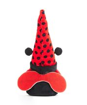 Red Love Bug Gnome Pocket Sized Plush Figurine 9" High  "Romero" is a Friend image 3