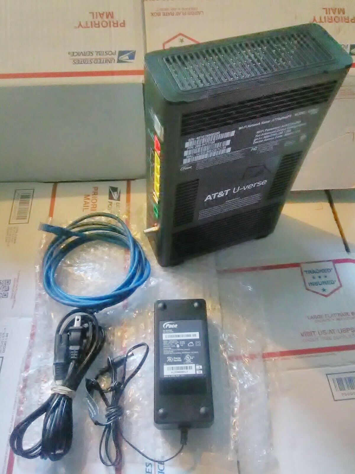 AT&T UVerse 5268ACFXN DSL Wireless Wifi Modem Router + AC ModemRouter